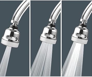 Outdoor Outlet 3 Fonksiyonlu Krom Oynar Musluk Başlığı