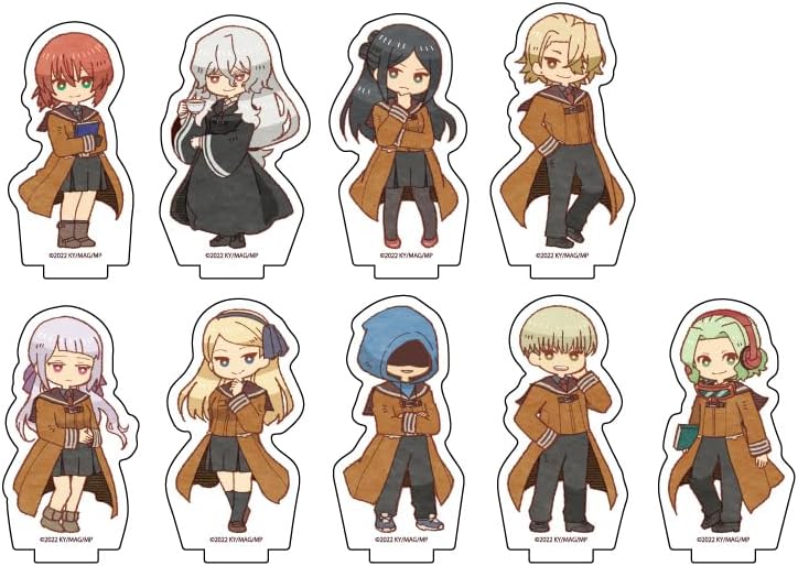 Sorcerer's Bride SEASON2 01 Retro Art Illustration Acrylic Petit Stand, Box of 9