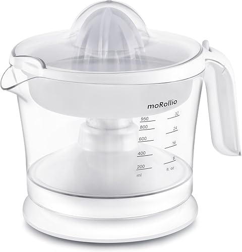 Exprimidor de cítricos, exprimidor de naranja Exprimidor eléctrico de jugo de cítricos con control de pulpa ajustable, 32 onzas para naranjas,