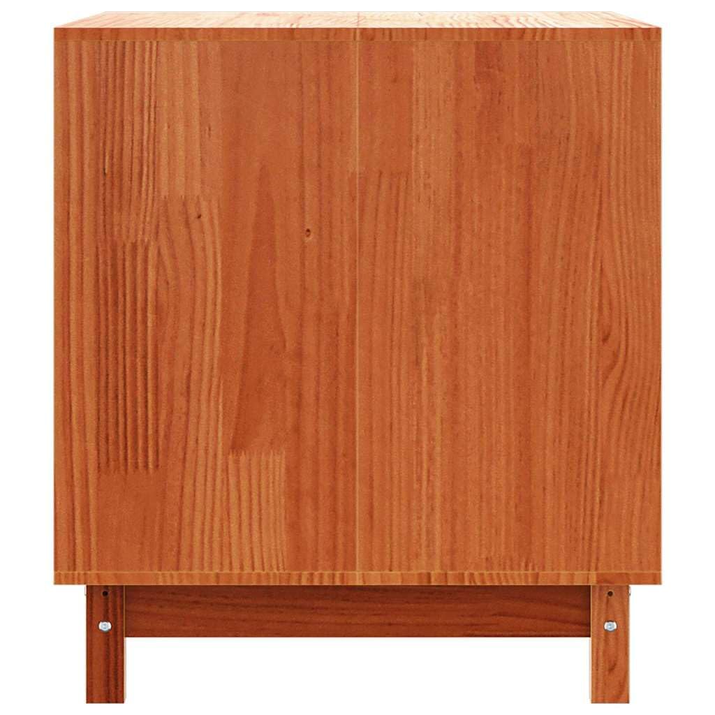 Cuccia per cani in legno di pino massiccio, 100 x 70 x 70 cm, colore marrone cera, moderna casa per cani con struttura durevole per un rifugio sicuro, robusto riparo per animali domestici