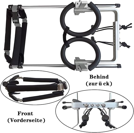 Adjustable Dog Wheelchair,Pet Cart,Handicap Dog Weak Hind Legs Rehabilitation Training,Soft Harness,Easy Assemble,Silver,L-2