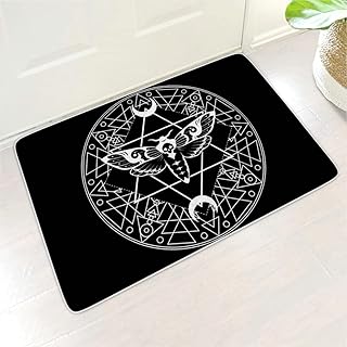 Buweirezhi Dywan łazienkowy Mythos Motte Mond geometria wygodny dywan kuchenny, wielokolorowy, 45 x 70 cm