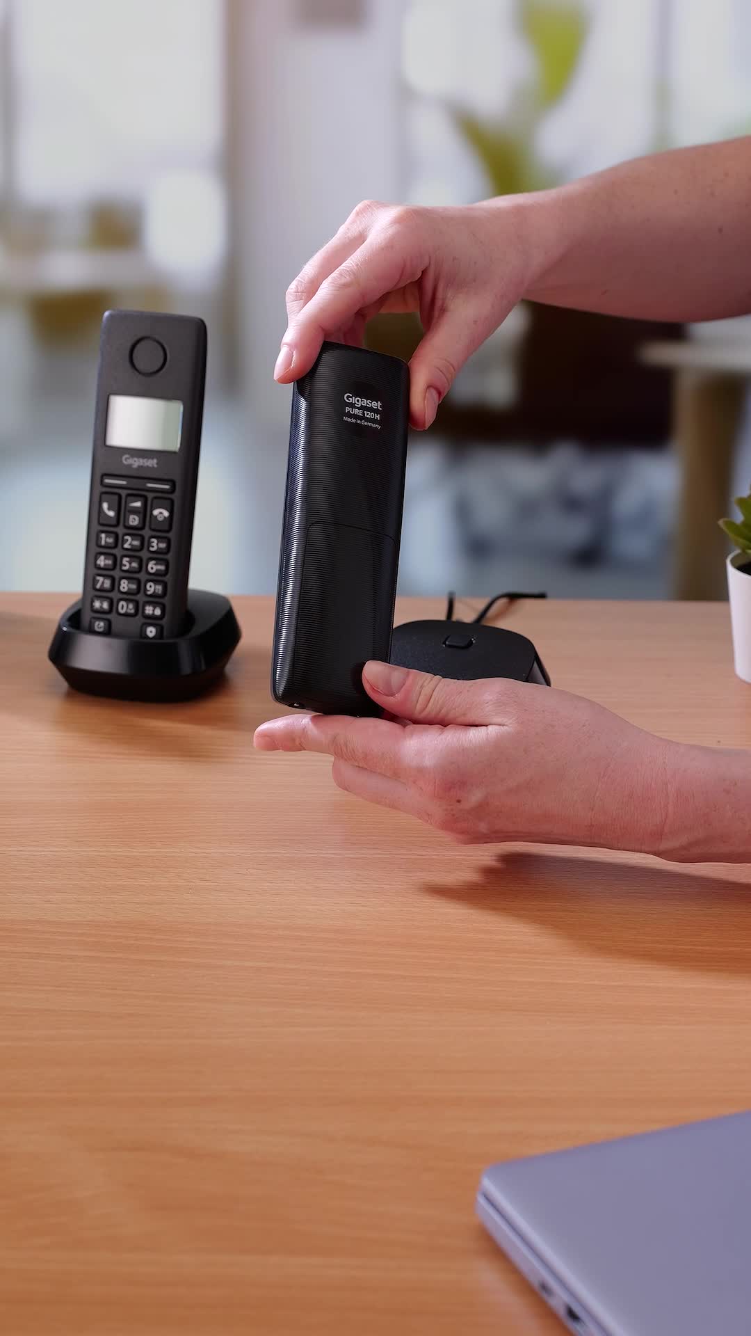 Gigaset Start 120 Duo – Telefono DECT Con Blocco Chiamate, Display 1,5 Pollici E Vivavoce, Antracite