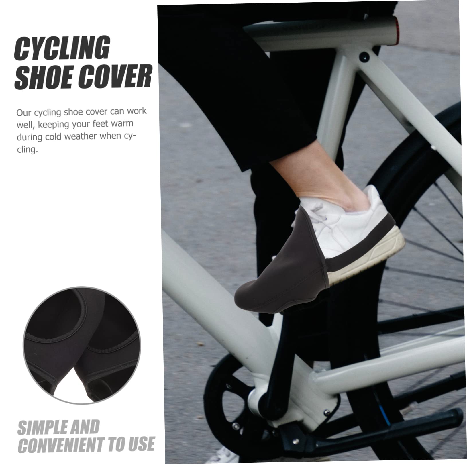 VANZACK 8pièces Surchaussures De Cyclisme Réutilisables Imperméable Couvre-Chaussures Antidérapants pour Bowling Et Activités De Plein Air