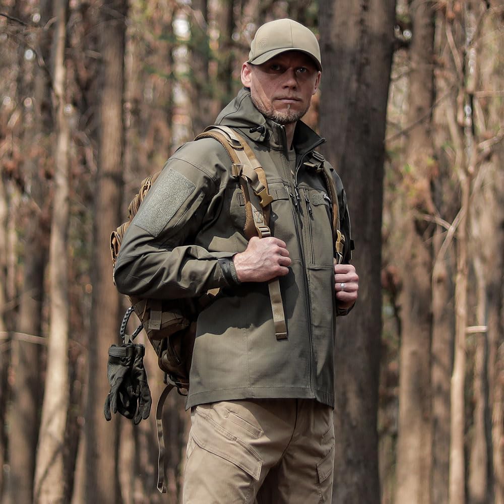 emersongear 9736 Tactical Jacket Sorona Detachable Hoody Waterproof Outerwear