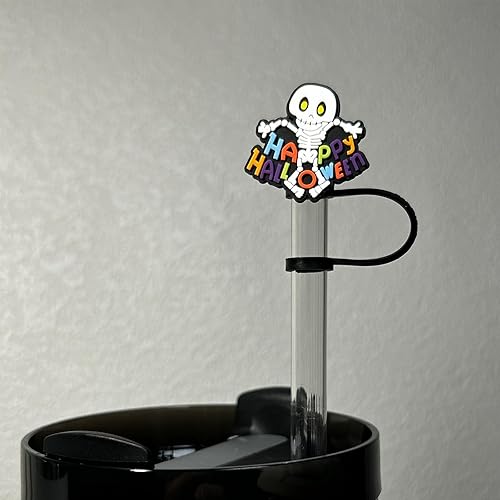 Miniatura 5 de 9 tapas de popote para vasos Stanley de 30 y 40 onzas, 0.4 pulgadas de ancho, bonitas puntas de silicona para cubrir popotes de silicona compatibles