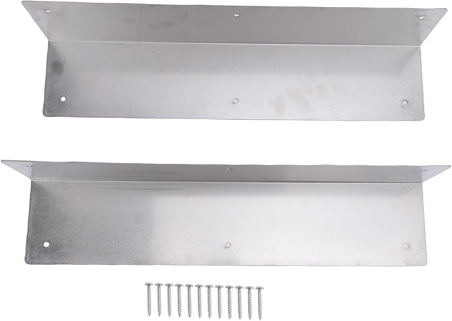 2pcs Stainless Steel Corner Guards, 3.38x3.38x15.75in Siding Corner Protectors for Exterior Walls, with 89 Degree Angle Design for Whacking Protection