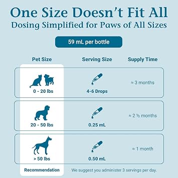 PetAlive ComfyPet Pain Relief for Dogs & Cats Natural Homeopathic Supplement for Pet Joint & Mobility Support 2 fl oz Drops Made in USA