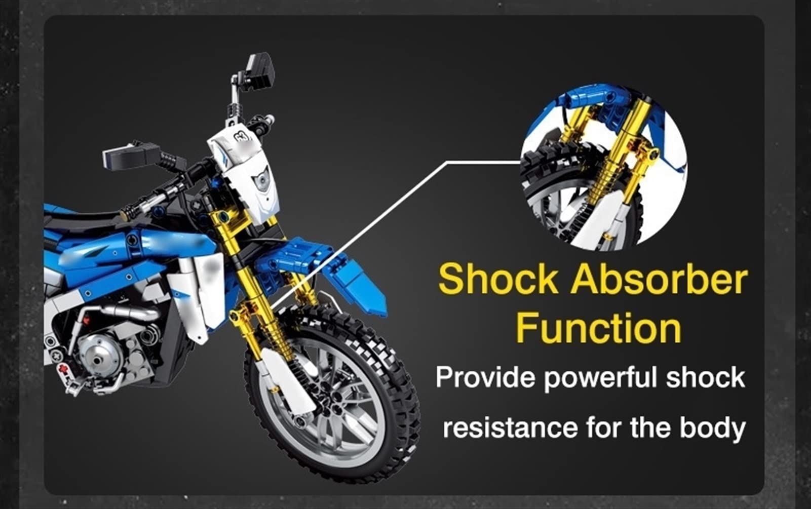 Racing Model Collection Offroad-Motorrad DIY Klassische Bausteine Ziegel Spielzeug Für Kinder Puzzle Geschenk Ornament Für Yamaha WR450F