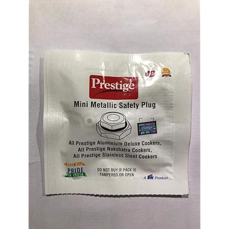 Prestige mini metallic safety plug(pack of 3) for,nakshta+,deluxe+,deluxe alpha,popular stainless steel cooker
