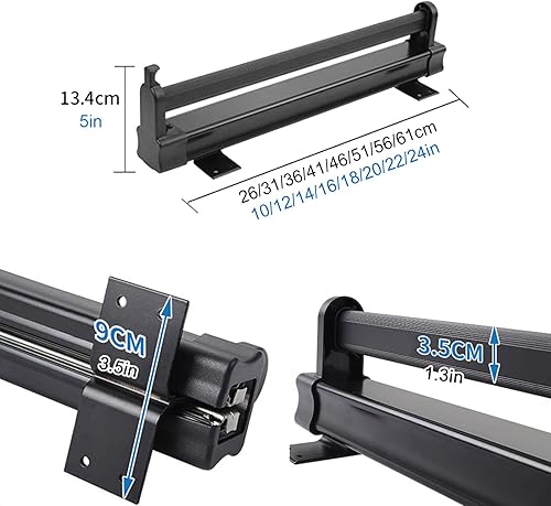 Miniatura 7 de Barra de valet extraíble para armario, color negro, colgador extensible para colgar ropa, pantalones, barra de riel deslizante de doble bola,