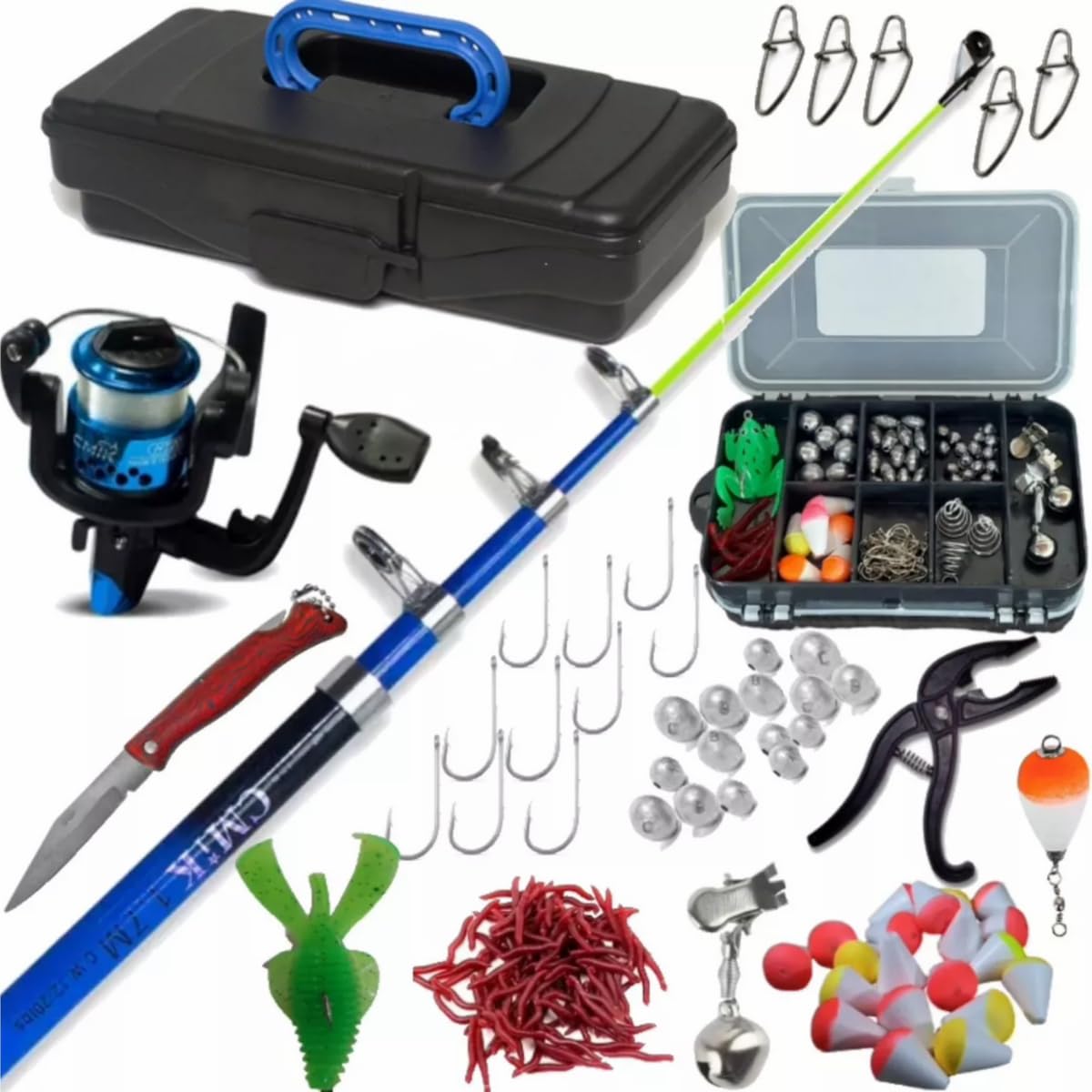 Kit de Pesca Completo com Vara