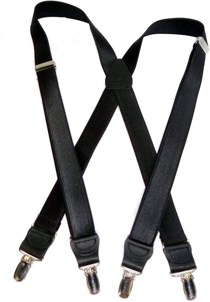 Hold-Up Suspender Company Corporate Series Suspenders for Men Black Sapphire XS