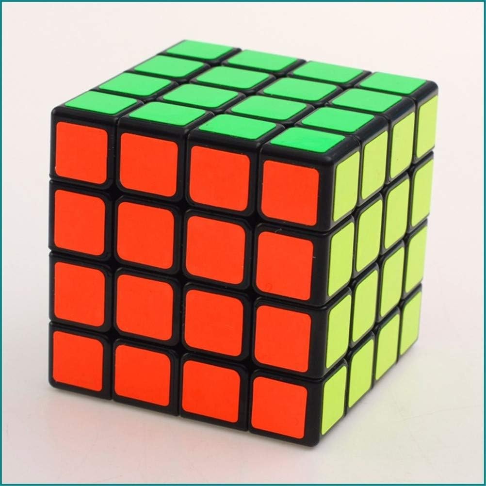 Rubiks Cube Speed 4X4 Cube,GiftColor Black Magic Cube Speed Cube 3D Puzzle Cube Puzzle Toys Brain Teaser Boys Girls Smooth