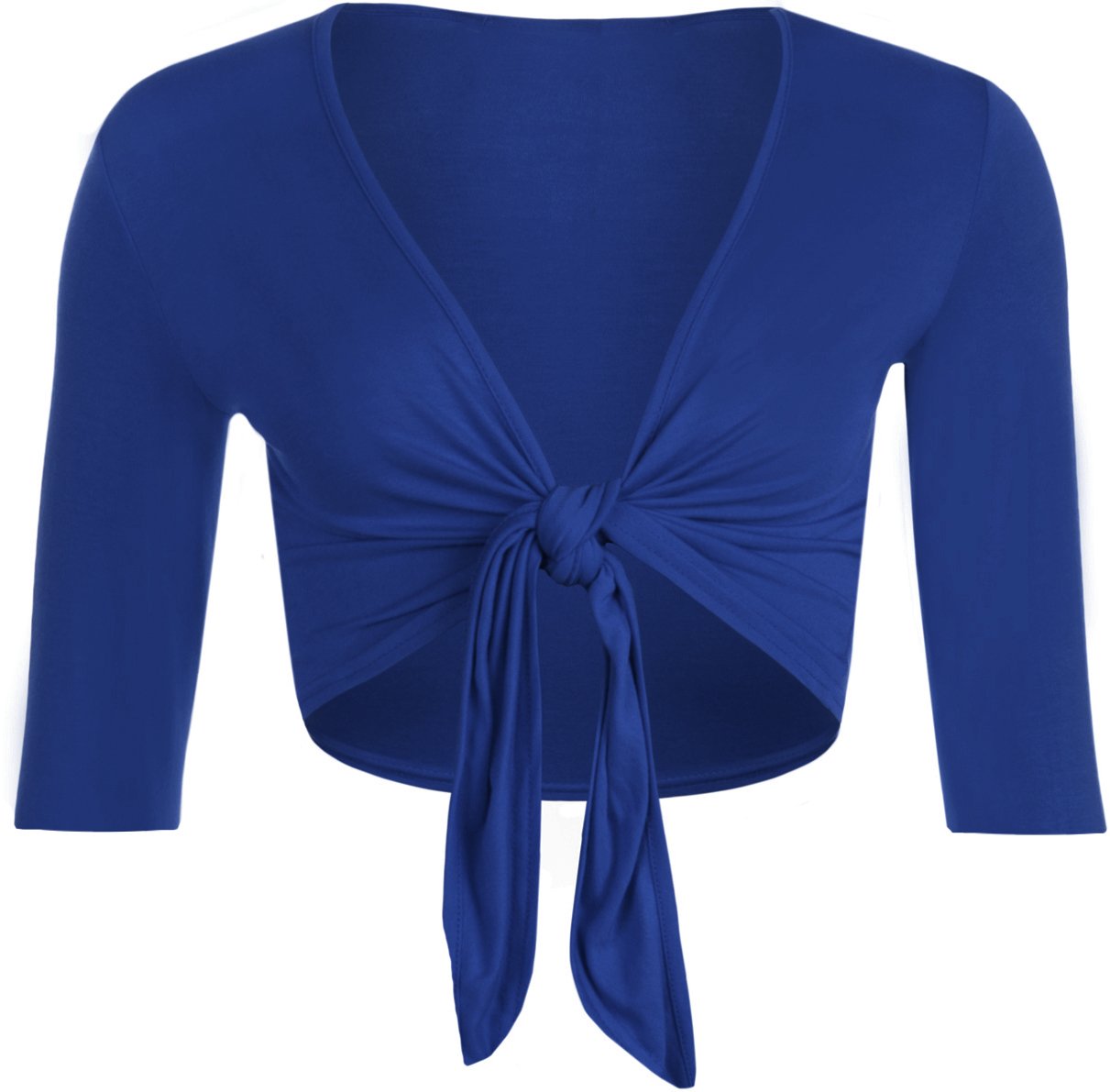 Wearall Women's Royal Blue New Tie Shrug Cardigan Top Plus Szs 20/22