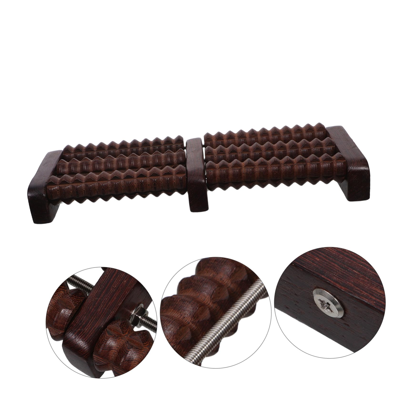 Masajeador de Pies de Madera Rodillos Curvos para Pies