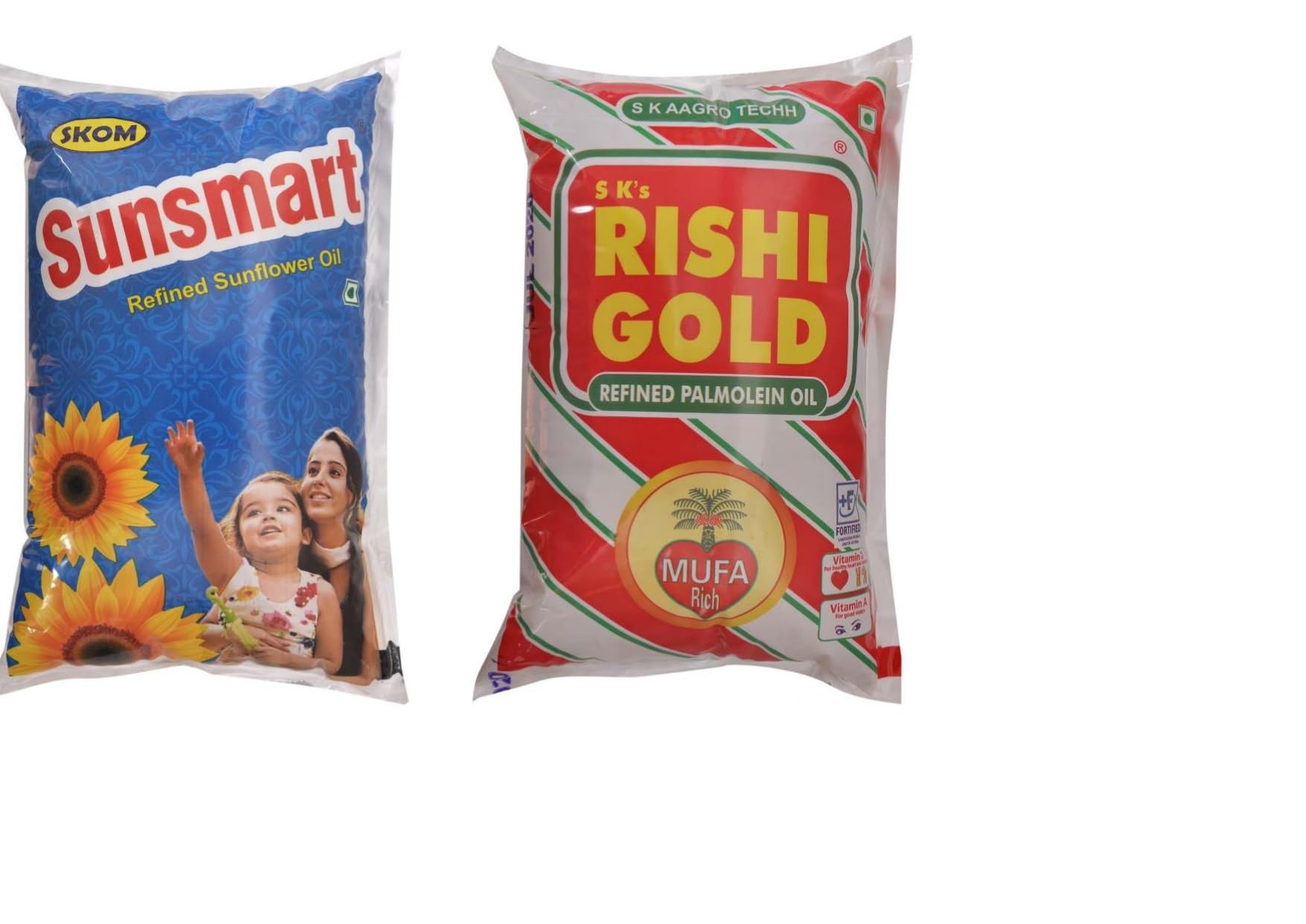 Sun-Smart Sunflower Oil and Rishi gold Palmolein oil combo 3 lt each (B0D72Q5LDD) Amazon Price History, Amazon Price Tracker