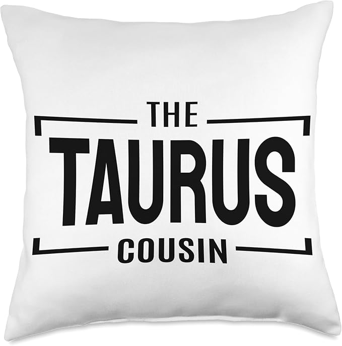 Taurus April May birthday zodiac sign Taurus's men and women Throw Pillow