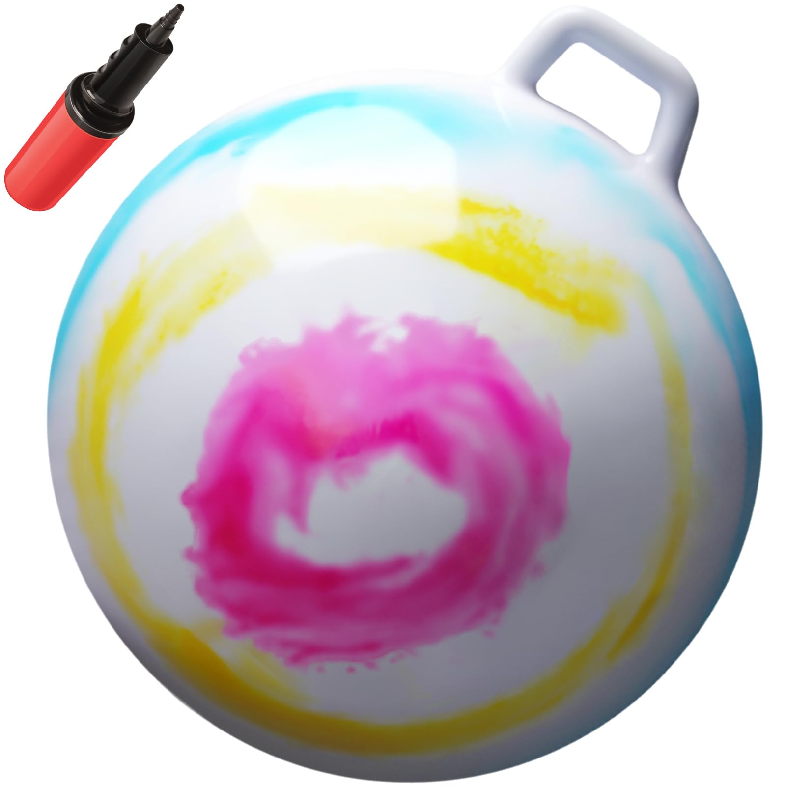 Hopper Ball for Adults 13-101 | Hippity Hop | Jumping Ball | Sit & Bounce | Tie-dye 29â€