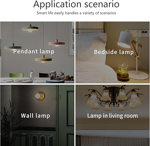 Miniatura 8 de XFOX Bombilla Bluetooth Tuya Smart Life con aplicación, bombillas LED A19 E26 regulables y CCT + bombillas de iluminación RGB que cambian de color