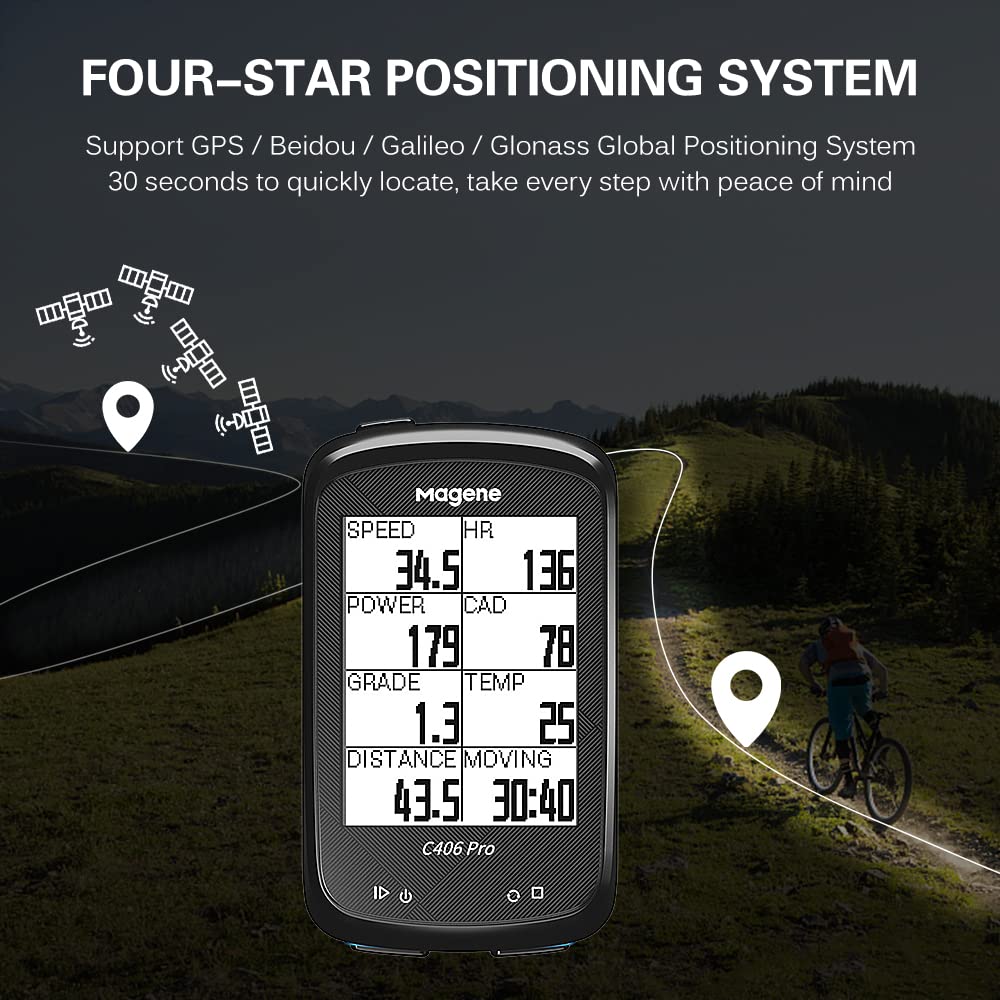 Jemora Rower GPS Komputer Wodoodporny Bezprzewodowy Smart Bike Prędkościomierz Rower