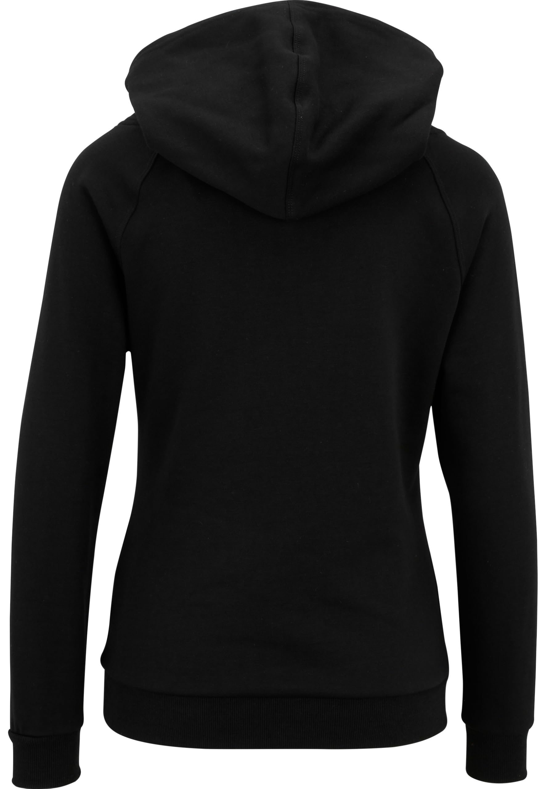 Urban Classics Ladies Raglan High Neck Mujer Sudadera con Capucha Negro Regular