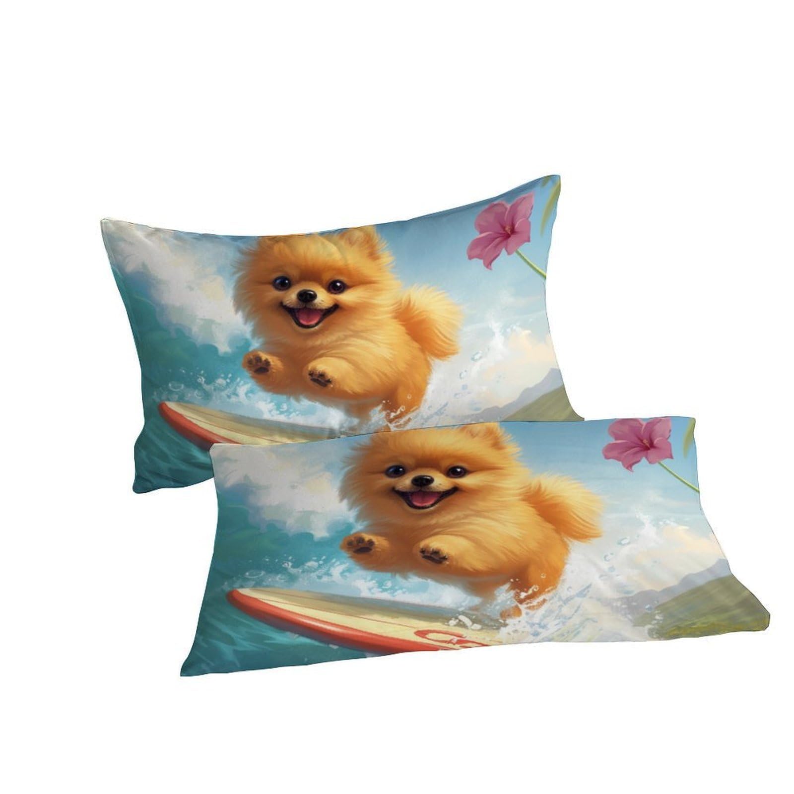 Cucciolo Spiaggiade Ropa De Cama 3D Para Niños Adolescentes Niños Hombre 3 Piezas Microfibra 2 Funda De Almohada CremalleraKing（220x240cm）