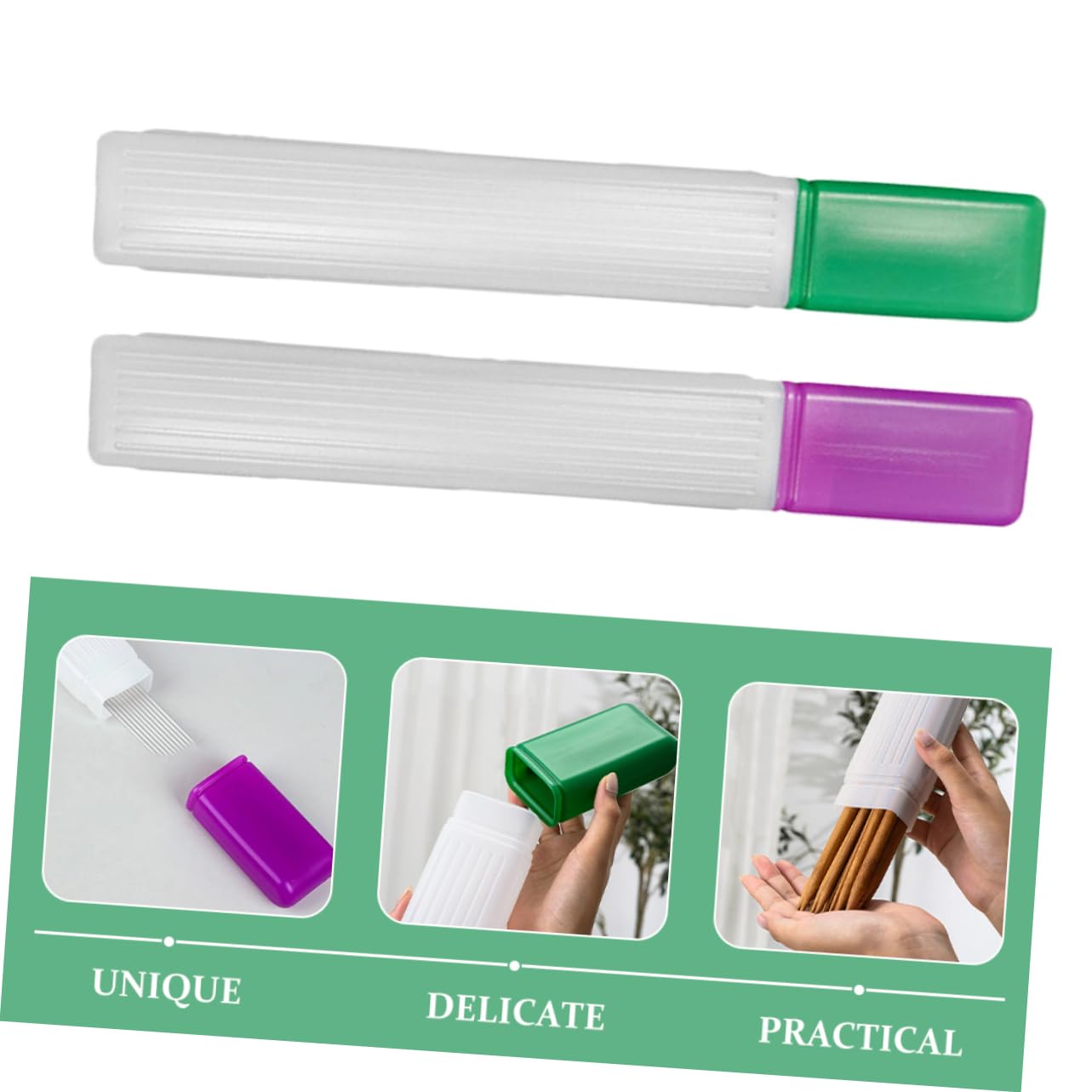 HAPINARY 6piezas Estuche De Almacenamiento Para Agujas De Tejer Organizador Para Agujas De Coser y Herramientas De Bordado y Morado Para Manualidades y Diy
