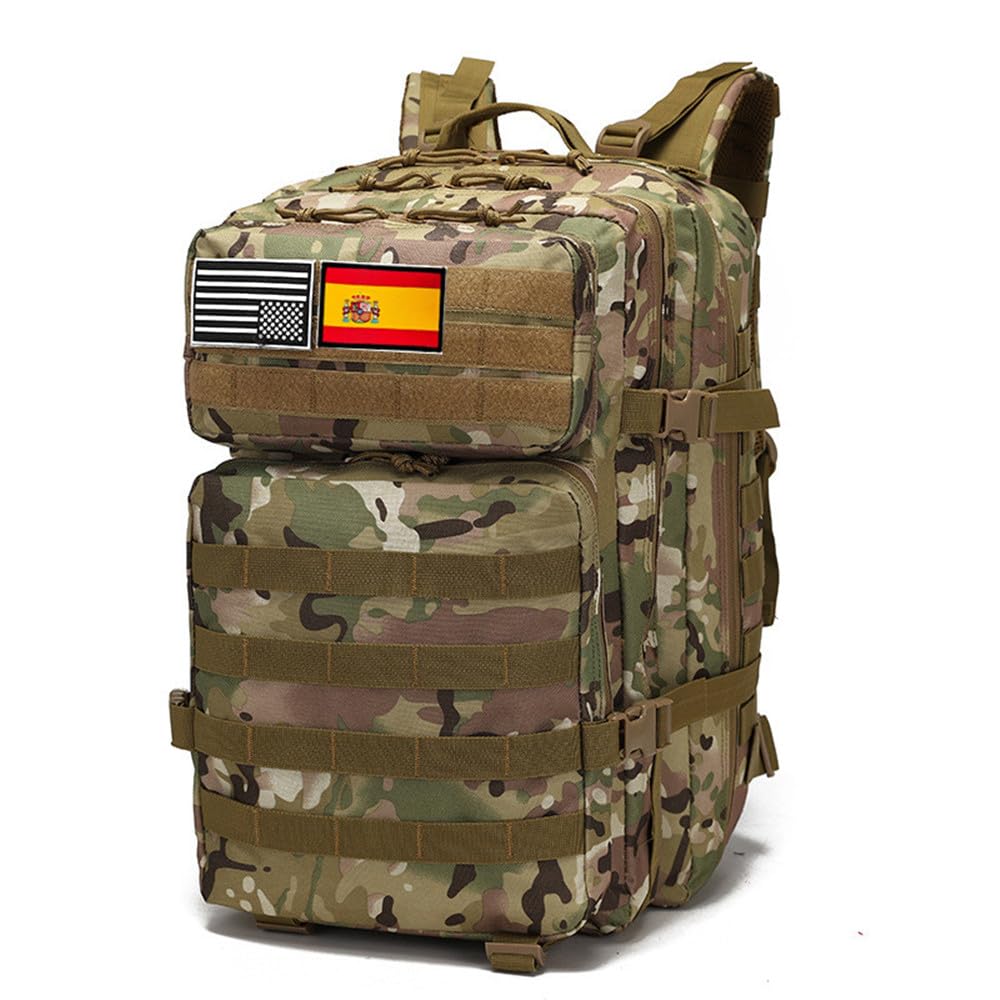 smallrun Mochilas Tácticas Militares 45L Mochila del ejército Gran Capacidad Mochila Crossfit Plegable Impermeable Mochila Montañismo, Senderismo, Acampada