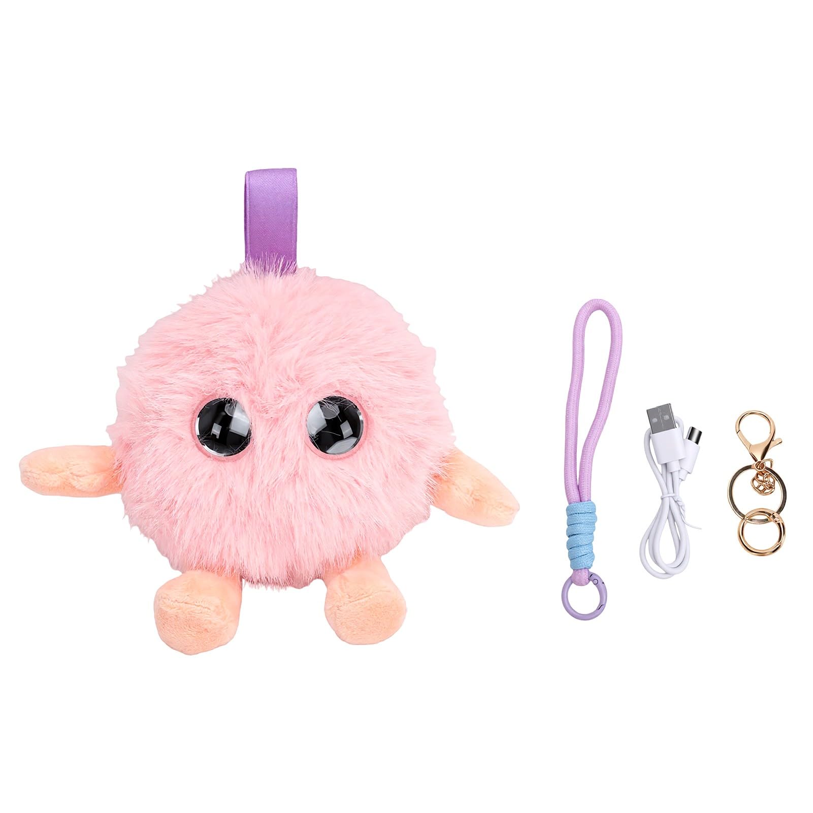Aramox Juguete de Peluche Inteligente con Ojos Emocionales, Compañero de Peluche Interactivo con IA, Chat de Voz en 66 Idiomas, Enseñanza de Narración de Cuentos para Niños y Familias, 8x10cm (Pink)
