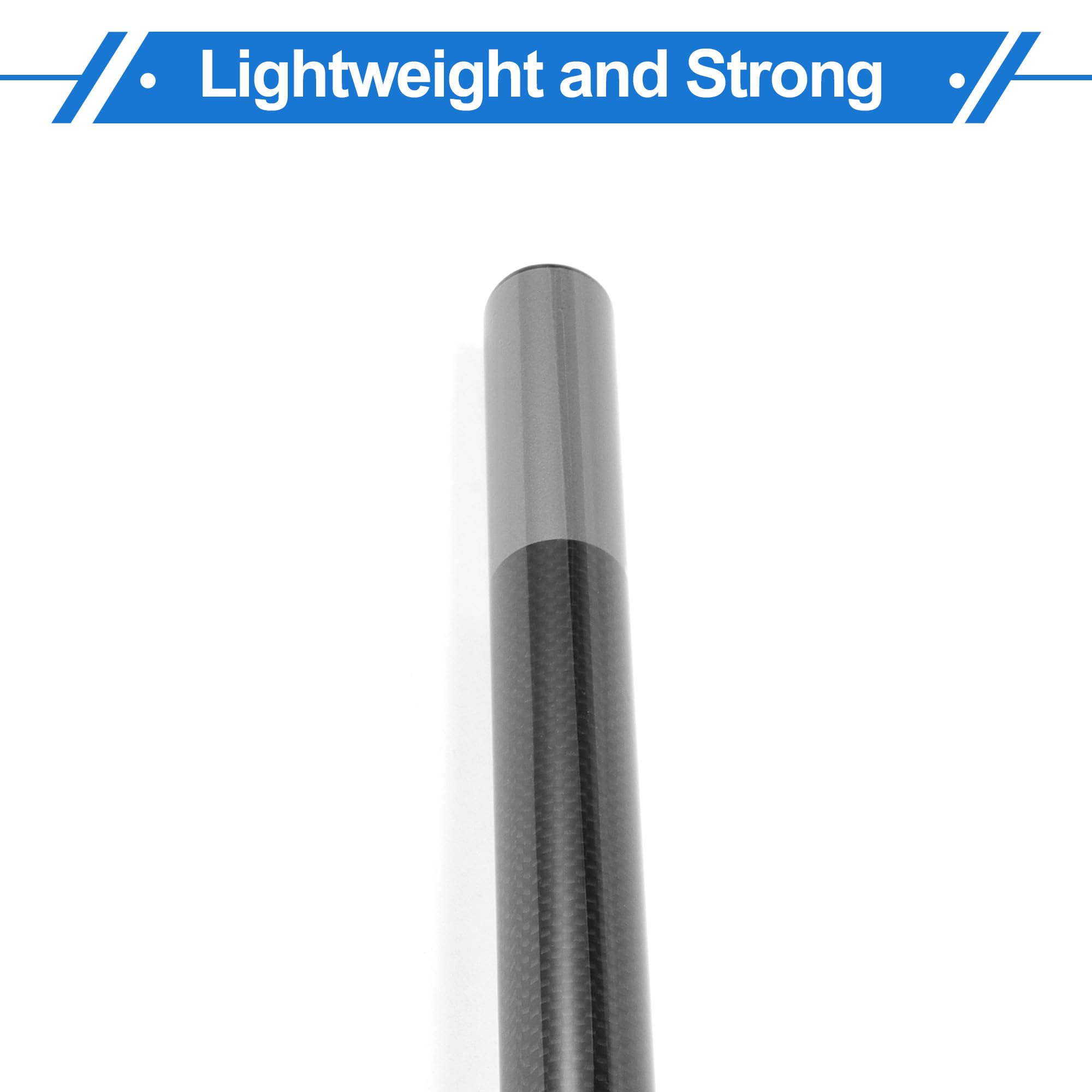 Tige De Selle De Vélo 27.2X400mm 1 Pc Angle Réglable | Couleur: Noir Brillant Et Gris, Taille: 27.2 X 400 Mm, Convient Pour: La Plupart Des Vélos De Route, VTT, BMX, DH, Etc.