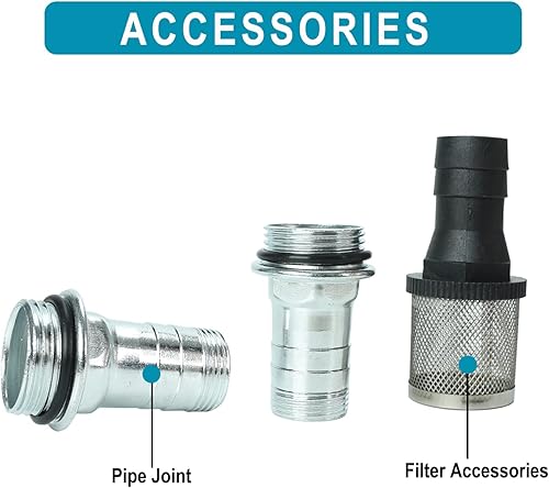 Miniatura 7 de Bomba eléctrica autocebante de la transferencia de la CA 550W de 110V, bomba de transferencia de aceite 60Lmin Bombas diesel del biodiesel del