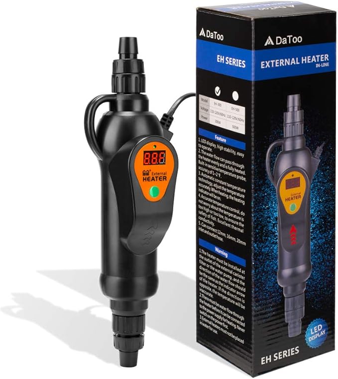 DaToo 300W Aquarium External In-Line Heater