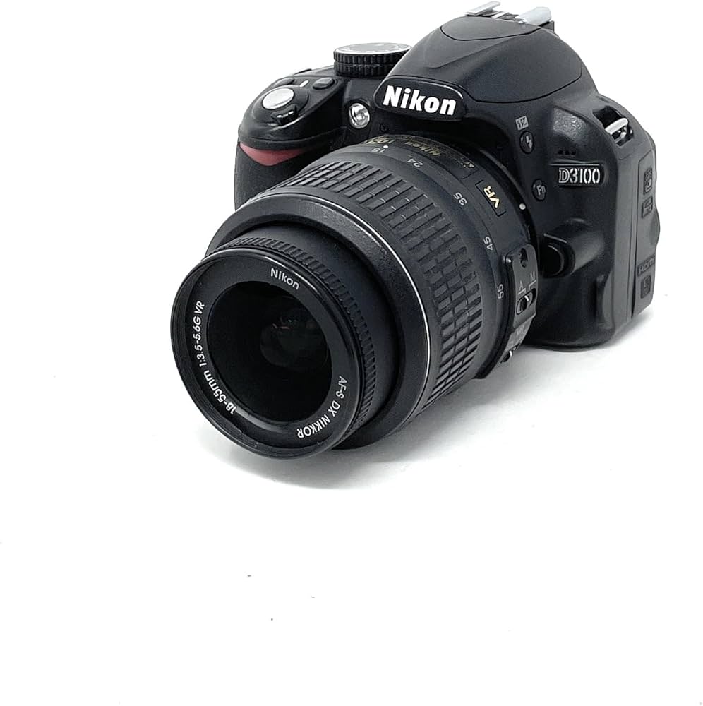 Nikon D3100 Digital SLR Camera 18-55mm VR Lens Kit Black