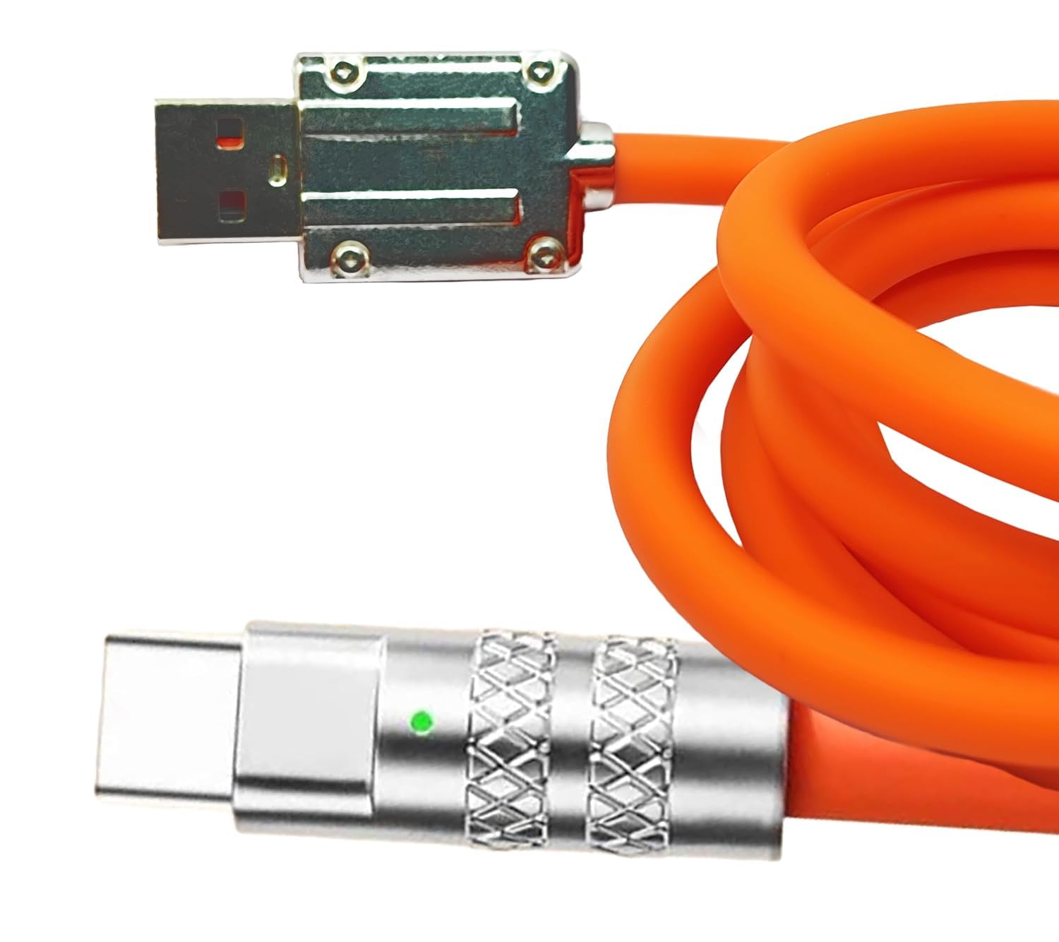 NOVIX 120w Type C Cable Quick Charging connector Metal Adapter type c to USB Cable 6.0Amp Data Cable Compatible for Normal charger to 120w charger Super vooc [Orange -1 Mtr] (B0DDCMJY1J) Amazon Price History, Amazon Price Tracker