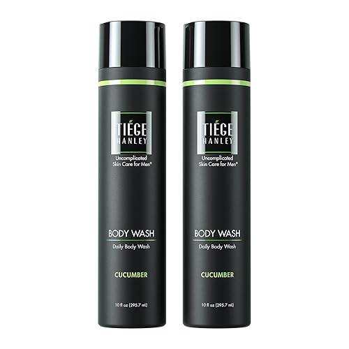 Miniatura 8 de Tiege Hanley Lavado corporal diario para hombres  Elimina suavemente la suciedad el sudor y el aceite  Aroma a sándalo  10 onzas líquidas  Hecho en
