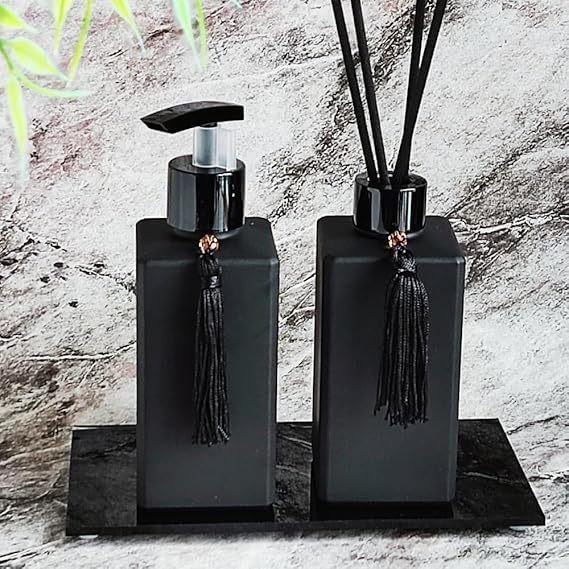 Kit Lavabo Aromatizador E Porta Sabonete Líquido - Dispenser Orga...