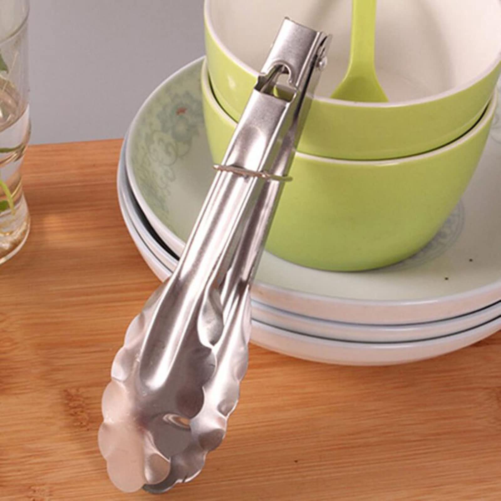 Pince à Salade en Acier Inoxydable pour Barbecue, Accessoires de Cuisine pour légumes