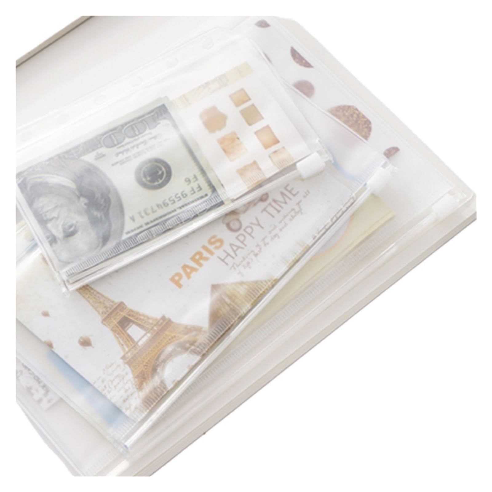 80 buste trasparenti in PVC per raccoglitori a 6 fori, formato A5 personale, formato A9, per inserire raccoglitori e raccoglitori ricaricabili