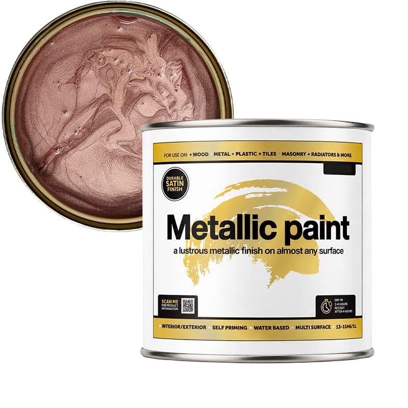 Colour Centre Metallics Paint (Bright New Copper 22, 0.25 Liters)
