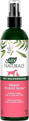 Ark Naturals Neem Protect Spray, alivia la picazón y la irritación en gatos y perros, botella de spray de 8 onzas