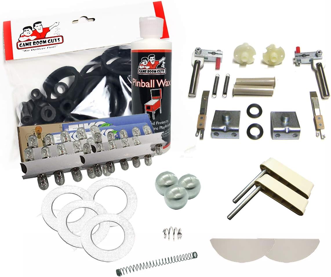 Game Room Guys 1992 Data East Black Premium Maintenance Kit Compatible with Star Wars Pinball Machine