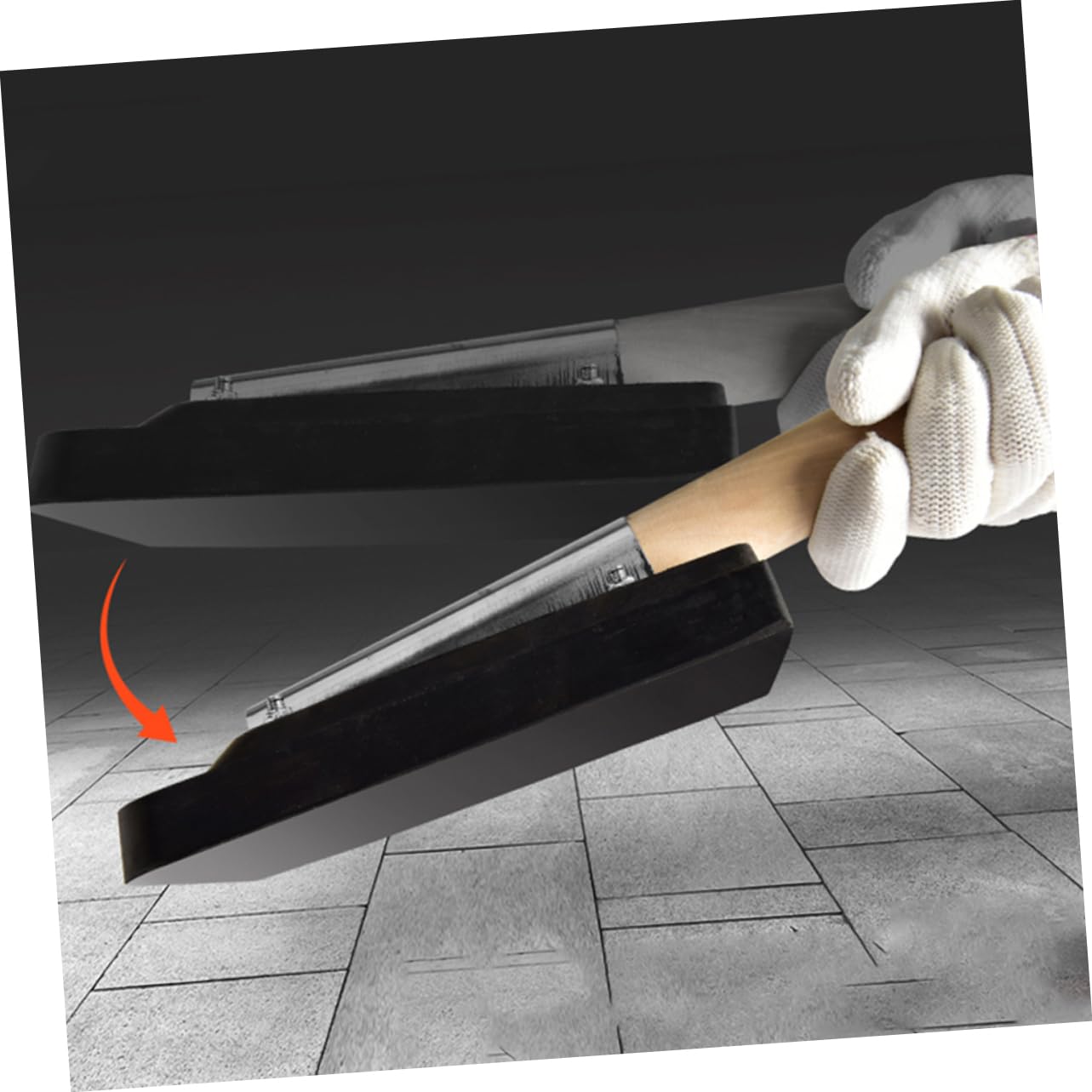 Hemobllo Maillet Caoutchouc Pour Aplanir Les Carreaux Outil De Construction De Pavage Maillet Caoutchouc Utile