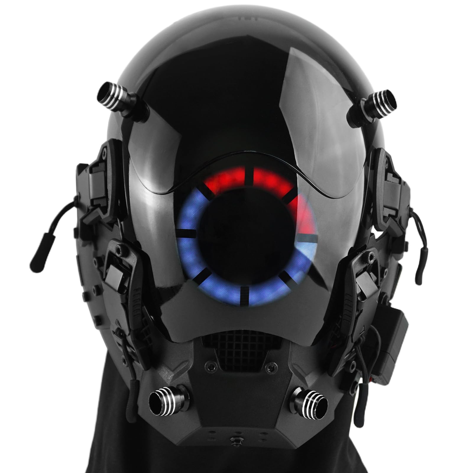 Marikito Punk LED Mask for Adults - Adjustable Light Up Futuristic Mask (Multicolor 2.0) โ image 1