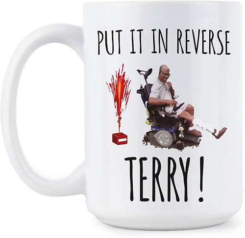 We Got Good Taza de felpa con texto "Put It In Reverse"