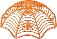 Vista 1 de Creative Spider Web Galleta Frutas Candy Plate Basket Bowl Halloween Funny Party Decor Naranja
