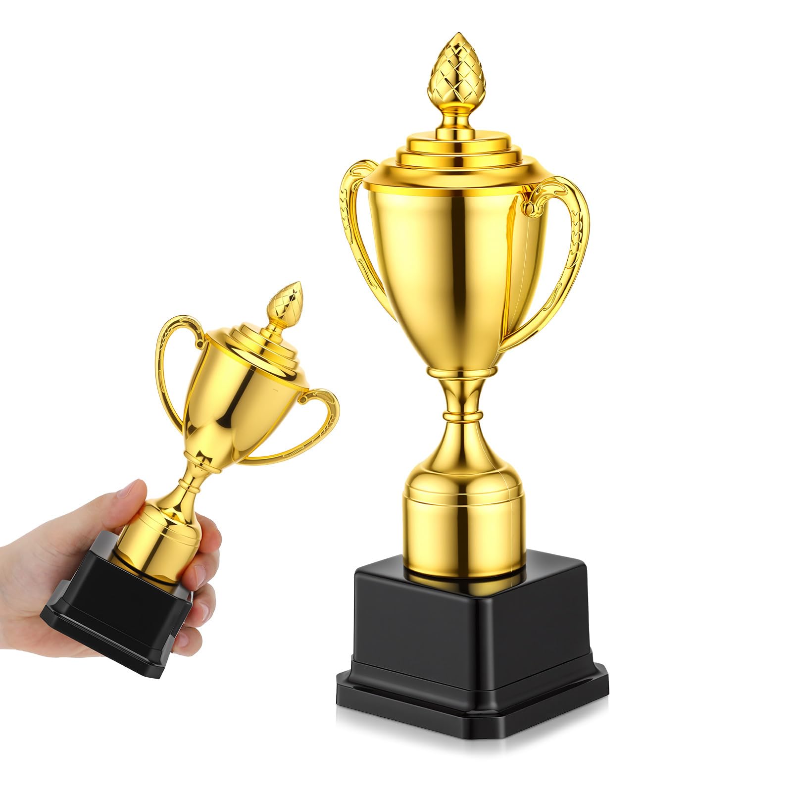 Kisangel Decorative Multi-purpose Plastic Trophy Cup - Elegant Award Trophy for Company And Event Use