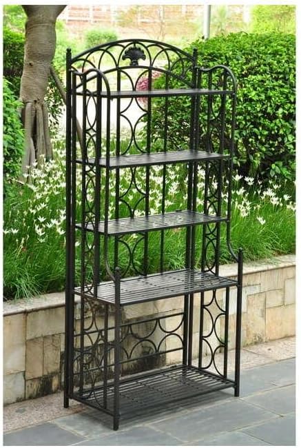 Iron 5-Tier Bakers Rack