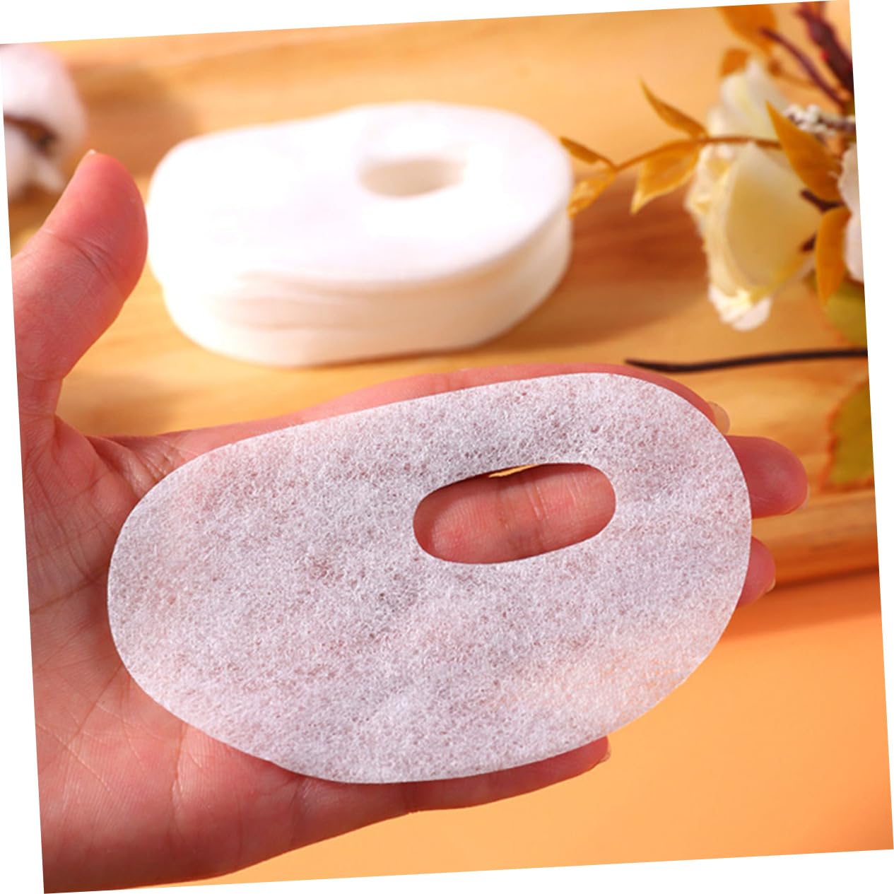 Generic 1000pcs Pure Cotton Eye Mask for Dry Eyes Facial Skincare Tool at Home