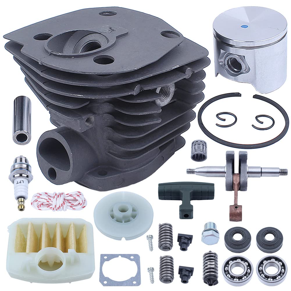 Kit de pistón de cilindro de 44Mm, para pieza de motosierra para Husqvarna 340 345 350, 503869971, 503858071, 537093101, 537092501